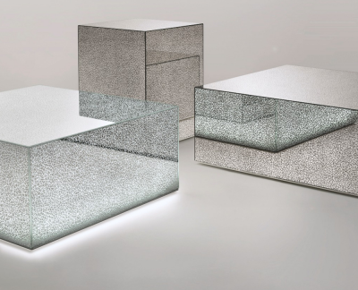 Glas Italia Crack bijzettafels