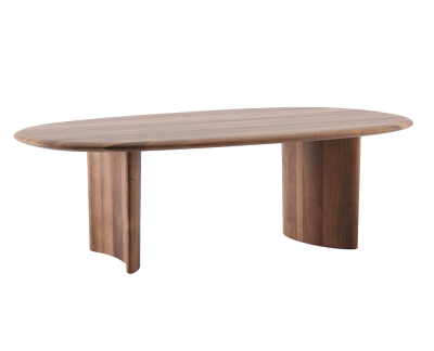 Artisan Monument ovalen tafel European walnut