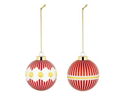 Alessi Delight - Kerstballen set van 2