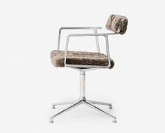 Vipp 452 Curly Edition Swivel Bureaustoel zonder wielen van Vipp