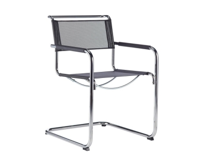 Thonet S 34 N sledestoel met armleuningen