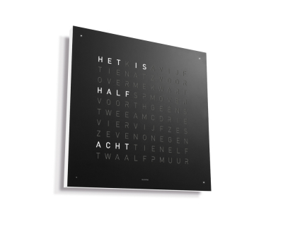 Qlocktwo Earth 45 poeder coated klokken