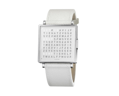 Qlocktwo Watch Pure White horloges