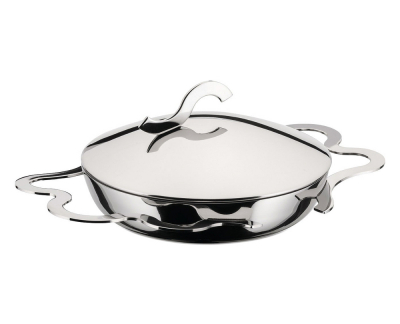 Alessi Tegamino eierpan met twee handvaten