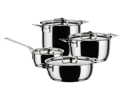 Alessi Pots&Pans pans and pans set 9 stuks