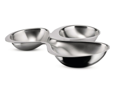 Alessi Babyboop - Three-section hors-d'oeuvre set