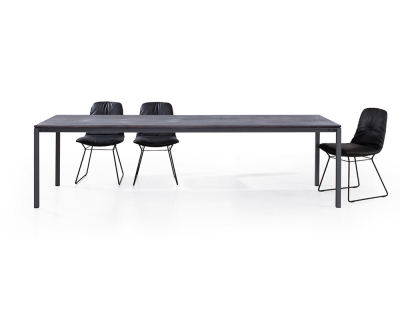 Janua S600 tafel verkoold eikenhout (90cm breed)