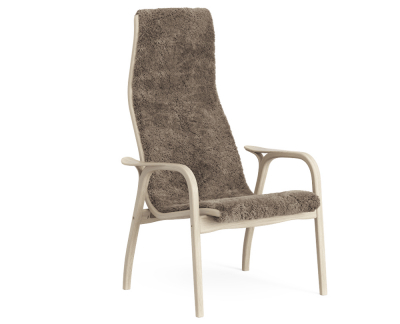 Swedese Lamino Fauteuil wit gepigmenteerd eikenhout