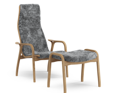 Swedese Lamino fauteuil + voetenbank