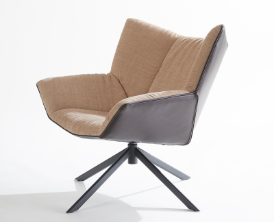 Label Gustav fauteuil met draaionderstel