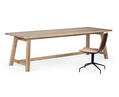 Janua BC02 Cantina tafel geolied vintage eikenhout