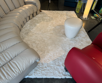 Miinu FlatRes Vloerkleed brilliant white