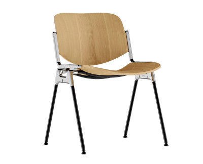Anonima Castelli DSC 106 Veneered Wood stoel