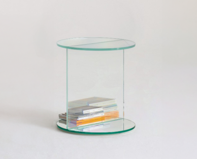 Glas Italia Doble Bijzettafel rond