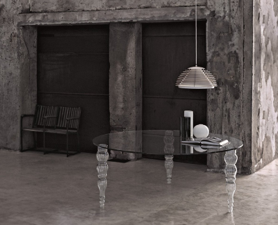 Glas Italia Post Modern ronde tafels