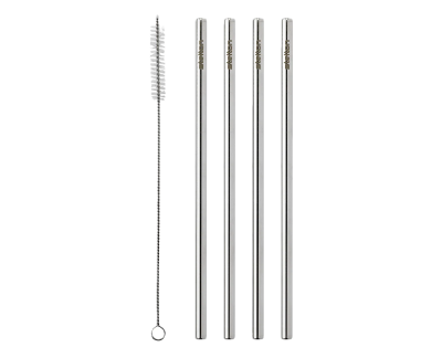 Stelton Classic herbruikbare rietjes (4 stuks)