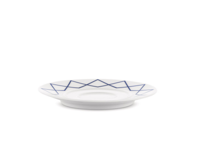 Alessi La Bella Tavola thee en thee schotel blauw