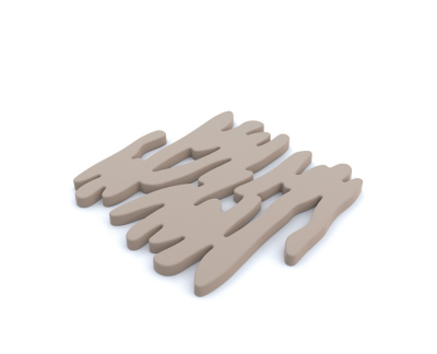 Alessi bark onderzetter 