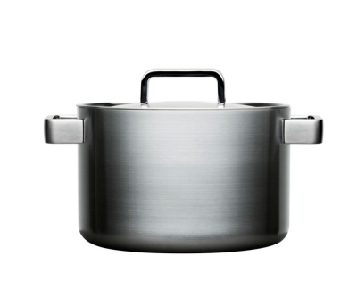Iittala Tools Kookpan met deksel - 5 l - Geborsteld roestvrij staal