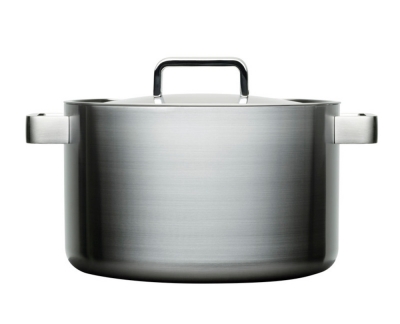 Iittala Tools Kookpan met deksel - 8 l - Geborsteld roestvrij staal